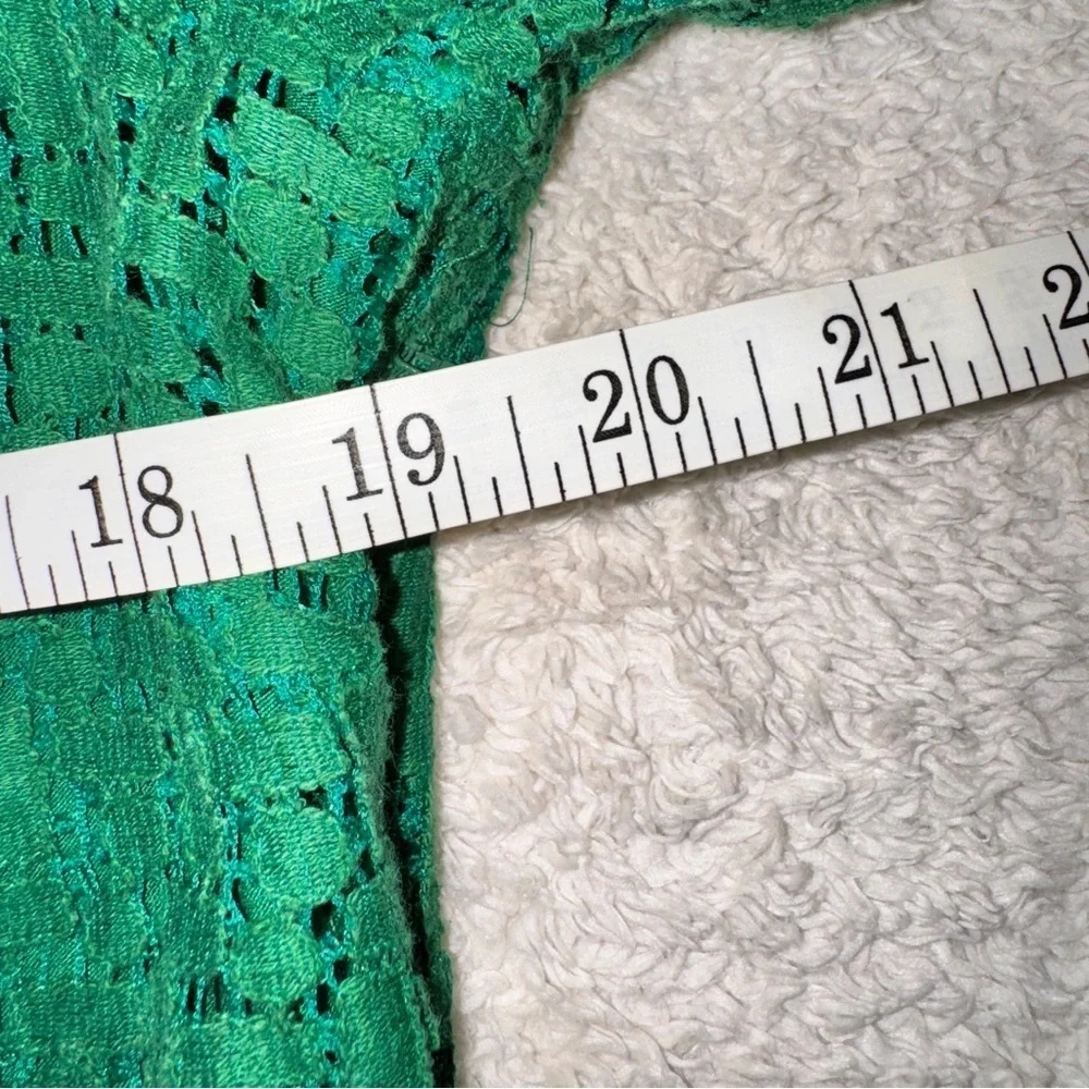 Banana Republic Vibrant Green Long Sleeve Dress
